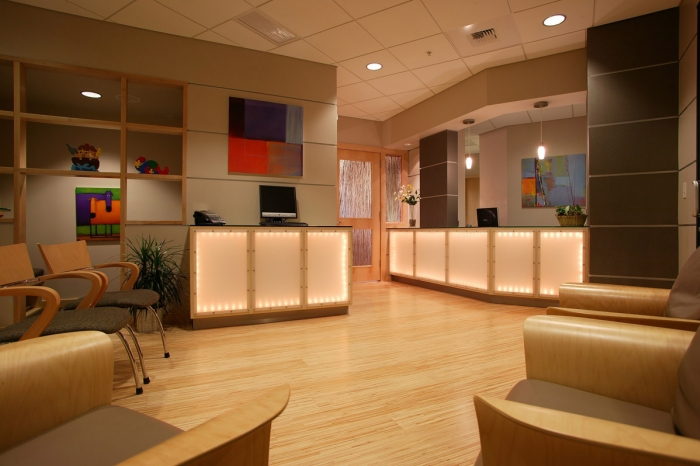 Architectural interior photography | dental interior | designed by SJ Barrett &  Company | Spokane | Washington