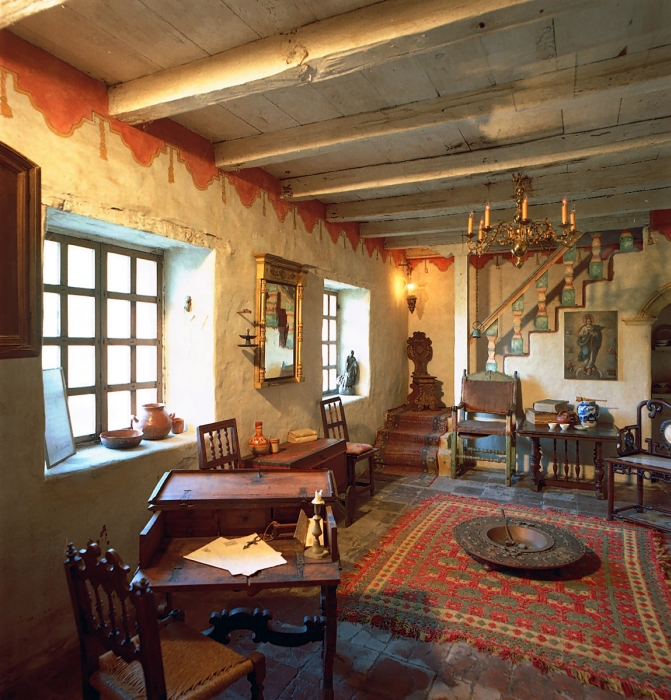 architectural interior photography | Mission Carmel | Carmel | California
