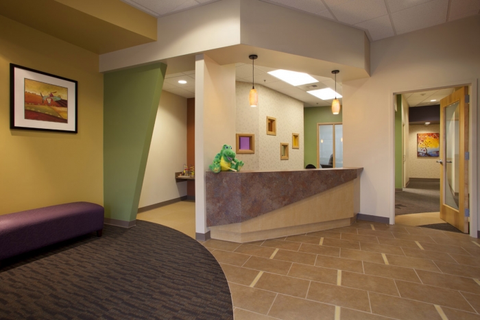 Architectural interior photography | dental interior | designed by SJ Barrett &  Company | Dupont| Washington