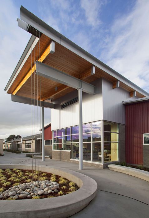 Architectural Photography, Maple Leaf Elementary School, Sumner, WA